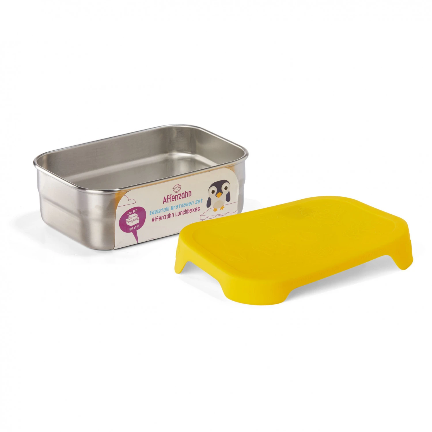 Affenzahn Boites à Goûter Tigre - Conservation De La Nourriture 3 Affenzahn Boites à Goûter Tigre - Conservation De La Nourriture