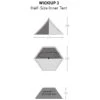 Bach Wickiup 3 Half-Size Innertent - Tente Intérieure -Extérieur Camping Équip Magasin bach wickiup 3 half size innertent tente interieure detail 2