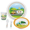 Brunner Kid's Set Let's Go Adventure 3+ - Set De Vaisselle -Extérieur Camping Équip Magasin brunner kids set lets go adventure 3 set de vaisselle
