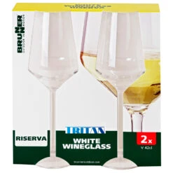 Brunner Set White Wineglass Riserva - Tasse