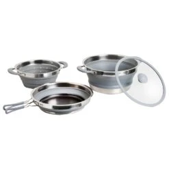 Brunner Volcano Pasta Al Volo Fold-Away - Set De Pots -Extérieur Camping Équip Magasin brunner volcano pasta al volo fold away set de pots