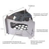Bushbox Ultralight - Réchaud à Combustible Sec -Extérieur Camping Équip Magasin bushcraft essentials bushbox ultralight rechaud a combustible sec detail 2