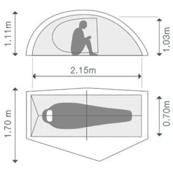 Exped Mira I HL - Tente 1 Place -Extérieur Camping Équip Magasin exped mira i hl tente 1 place detail 4