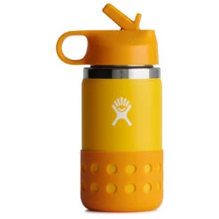Hydro Flask Kid's Wide Mouth Straw Lid & Boot - Gourde -Extérieur Camping Équip Magasin hydro flask kids wide mouth straw lid boot gourde 1