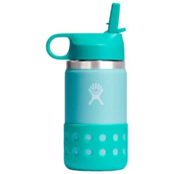 Hydro Flask Kid's Wide Mouth Straw Lid & Boot - Gourde -Extérieur Camping Équip Magasin hydro flask kids wide mouth straw lid boot gourde 3