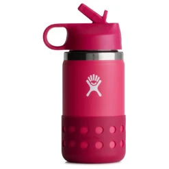 Hydro Flask Kid's Wide Mouth Straw Lid & Boot - Gourde -Extérieur Camping Équip Magasin hydro flask kids wide mouth straw lid boot gourde 7