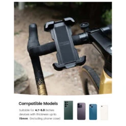 Bike Phone Holder -Extérieur Camping Équip Magasin lamicall bike phone holder detail 7