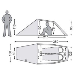 Nordisk Halland 2 PU - Tente 2 Places -Extérieur Camping Équip Magasin nordisk halland 2 pu tente 2 places detail 2