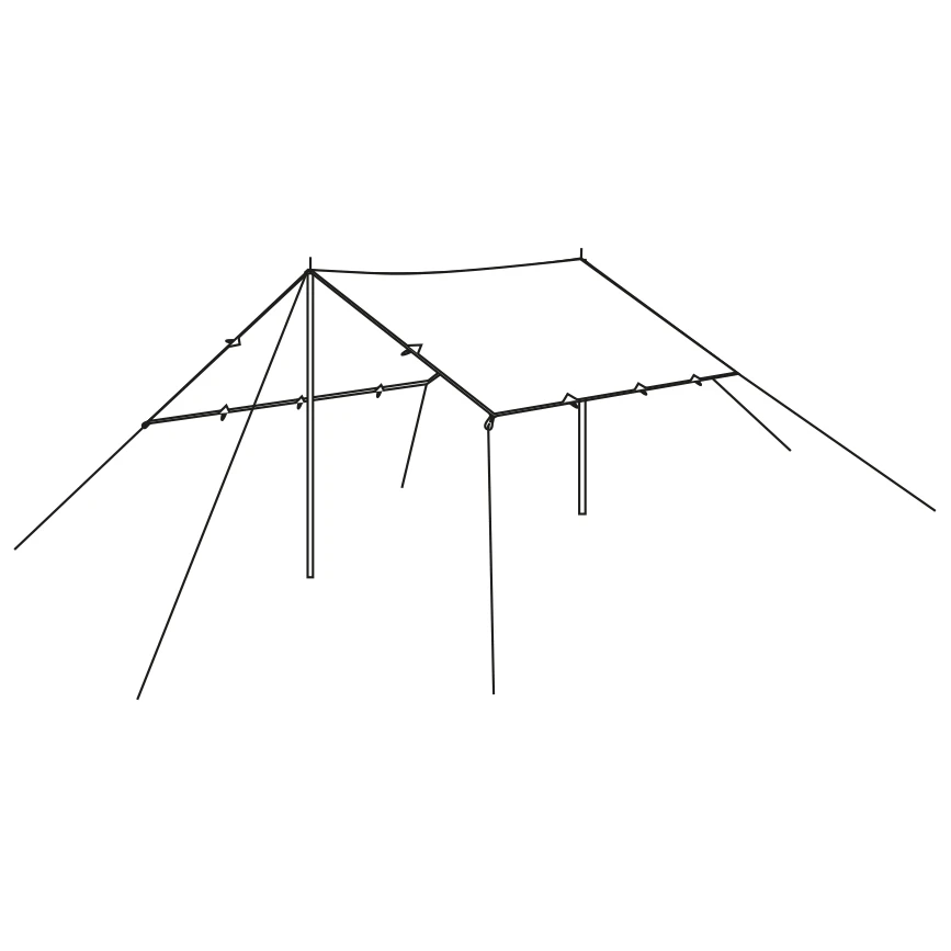 Robens Tarp 4 X 4 Trail Range - Tarp 10 Robens Tarp 4 X 4 Trail Range - Tarp – Image 8