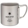 Snow Peak Titanium Double Wall Cup -Extérieur Camping Équip Magasin snow peak titanium double wall cup