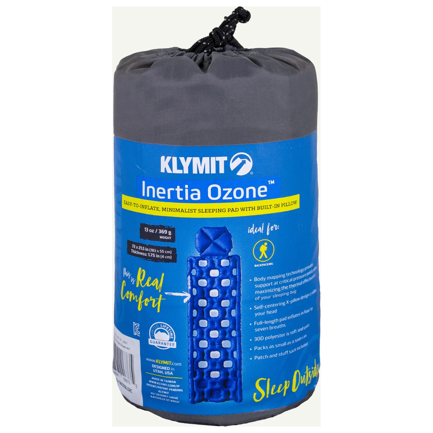 Klymit Inertia Ozone - Matelas De Camping 4 Klymit Inertia Ozone - Matelas De Camping – Image 2