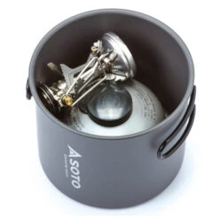 Soto Amicus W/ Igniter + New River Pot Combo - Réchaud à Gaz -Extérieur Camping Équip Magasin soto amicus w igniter new river pot combo rechaud a gaz detail 2