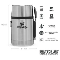 Stanley Adventure Food Container - Conservation De La Nourriture -Extérieur Camping Équip Magasin stanley adventure food container conservation de la nourriture detail 5