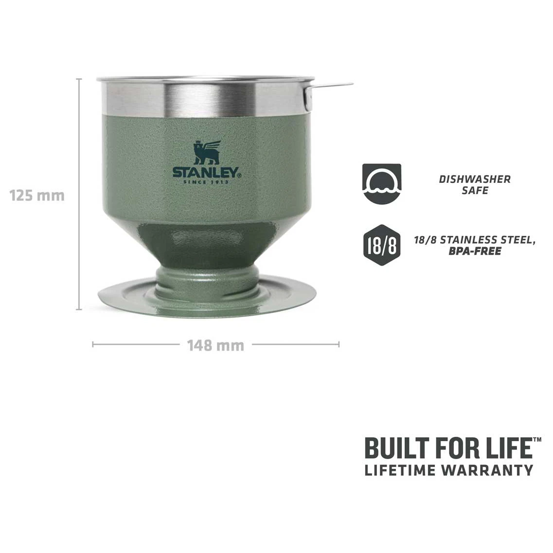Stanley Classic Perfect-Brew Pour Over - Filtre à Café 6 Stanley Classic Perfect-Brew Pour Over - Filtre à Café – Image 4