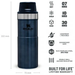 Stanley Classic Action Trigger Mug - Tasse -Extérieur Camping Équip Magasin stanley stanley classic action trigger mug tasse detail 7