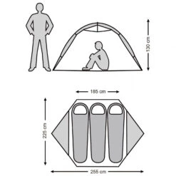 Stoic Njavve 3P Tent - Tente 3 Places -Extérieur Camping Équip Magasin stoic njavve 3p tent tente 3 places detail 11