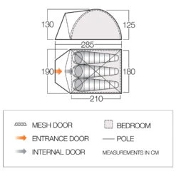Vango Alpha 300 CLR - Tente 3 Places -Extérieur Camping Équip Magasin vango alpha 300 clr tente 3 places detail 5