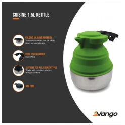 Vango Cuisine Kettle - Popote -Extérieur Camping Équip Magasin vango cuisine kettle popote detail 5