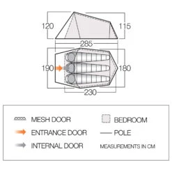 Vango Soul 300 - Tente 3 Places