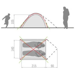VAUDE Campo Compact 2P - Tente 2 Places 8 VAUDE Campo Compact 2P - Tente 2 Places -Extérieur Camping Équip Magasin vaude campo compact 2p tente 2 places detail 2