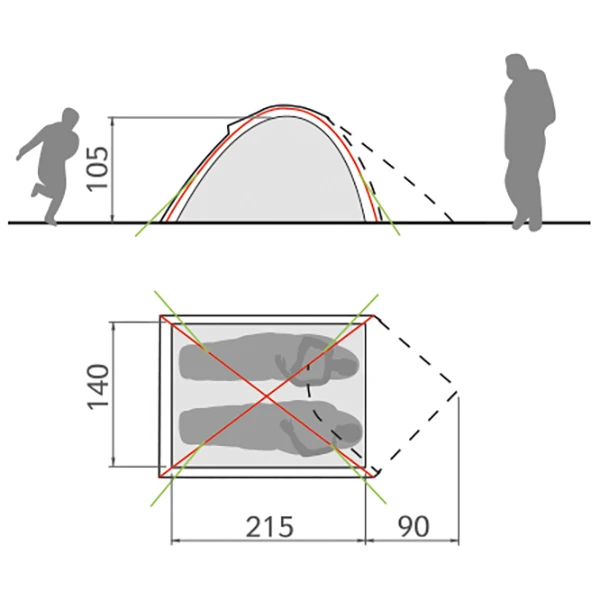 VAUDE Campo Compact 2P - Tente 2 Places 3 VAUDE Campo Compact 2P - Tente 2 Places
