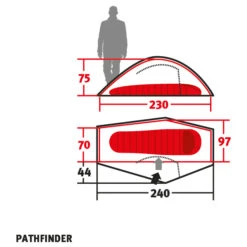 Wechsel Pathfinder - Tente 1 Place -Extérieur Camping Équip Magasin wechsel pathfinder tente 1 place detail 2